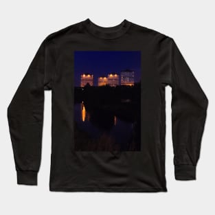 Scottish nightscape in North Glasgow Long Sleeve T-Shirt